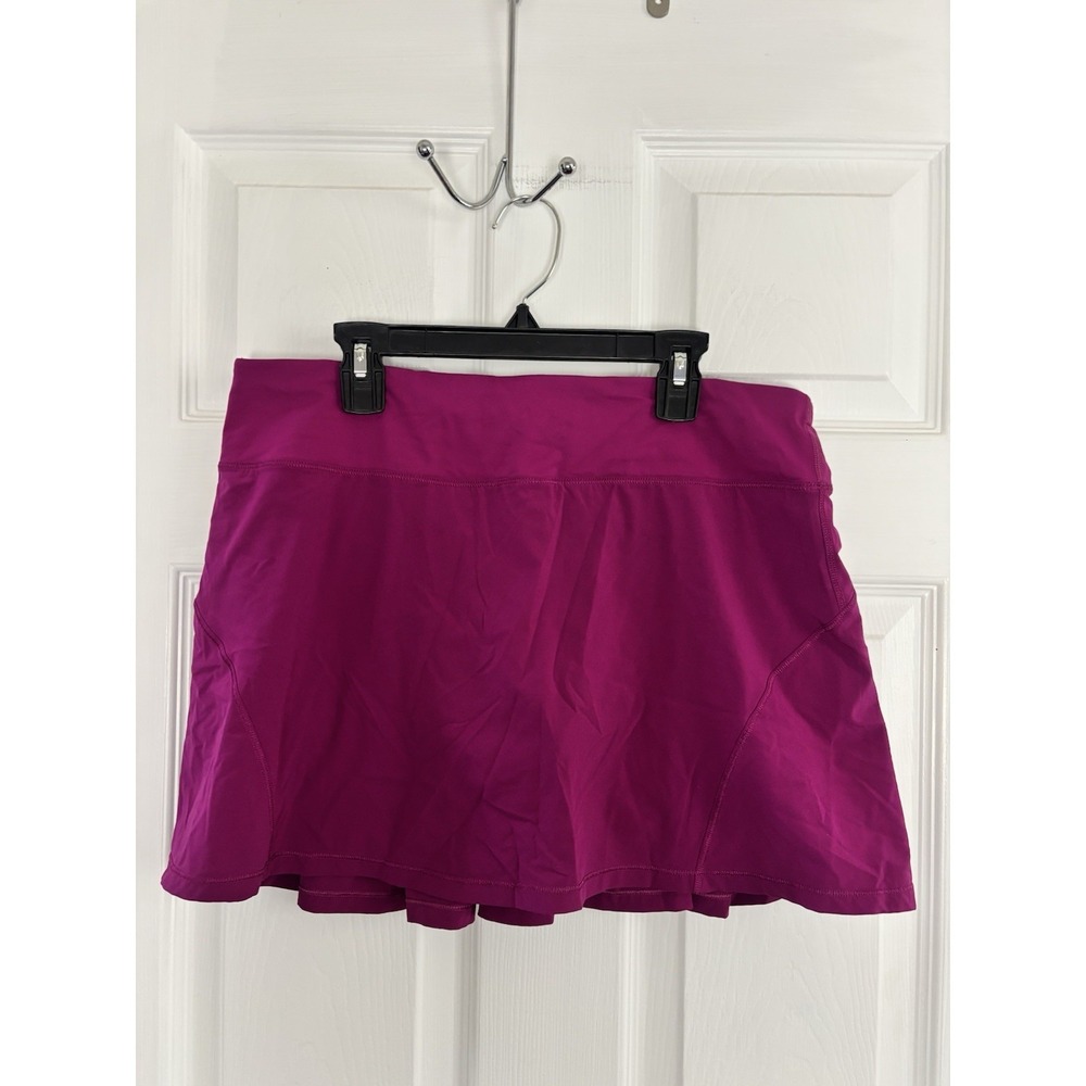Lululemon Skort Womens 8 Tall Pink Mini Back Flare Performance